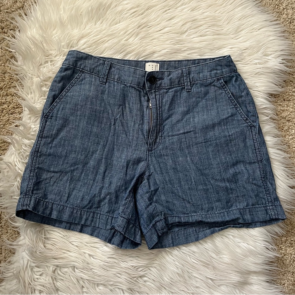 {A New Day} Chambray Shorts in Blue - Womens 4